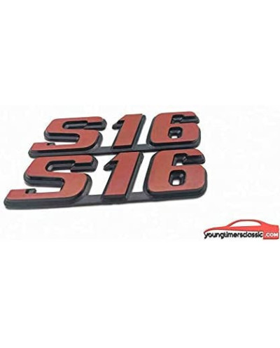 Monogrammes S16 pour Peugeot 106 S16