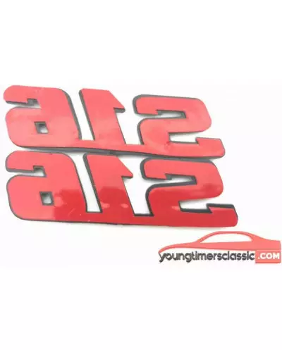 S16 monograms for Peugeot 106 S16