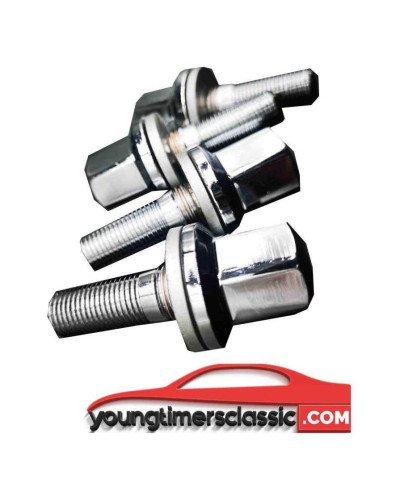 Each set includes 4 chrome wheel bolts, offering a convenient solution to replace or upgrade your wheel system.