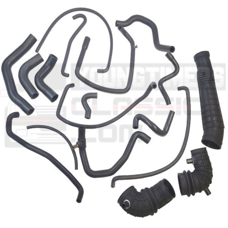 Engine water oil air hoses 205 GTI 1.9 1988-1994 18 rubber hoses