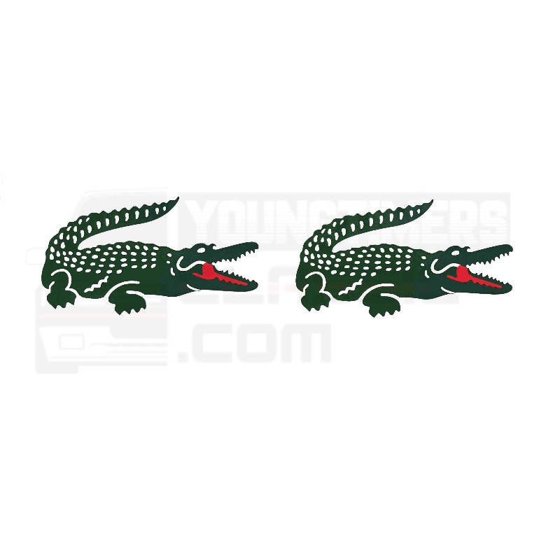 Lacoste Front Wing 205 Stickers