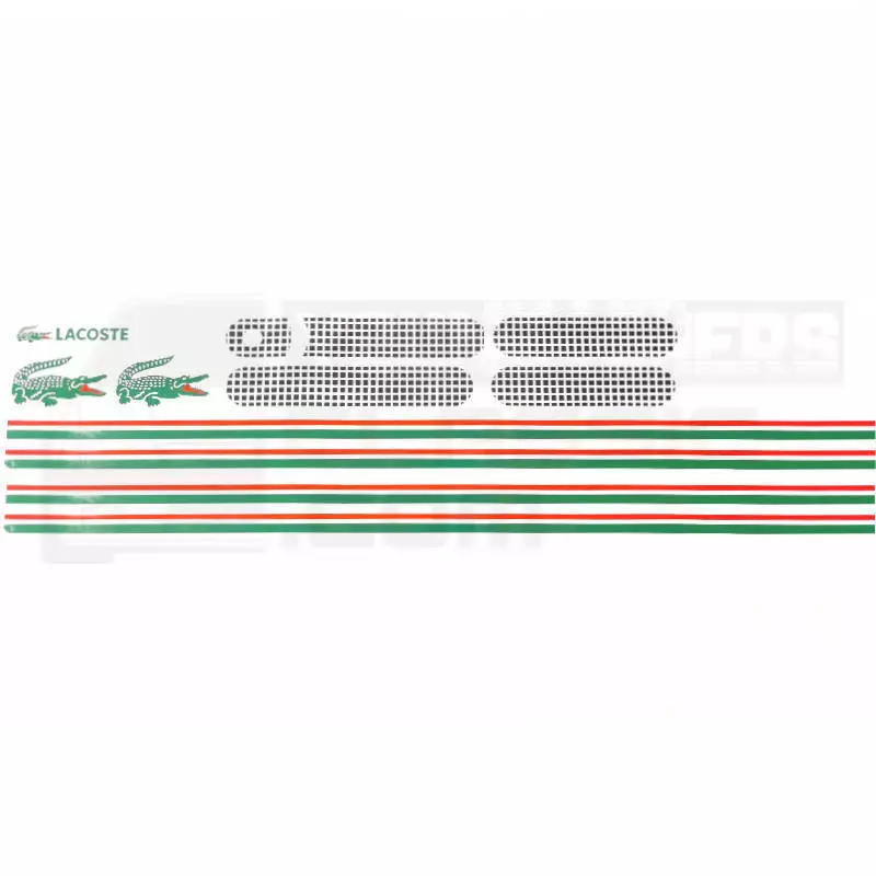 Kit decoration complete Peugeot 205 LACOSTE