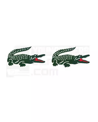 Wing sticker Peugeot 205 LACOSTE