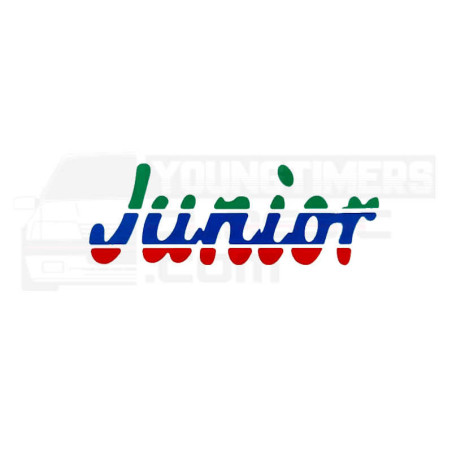 Stickers trunk Peugeot 205 JUNIOR green blue red