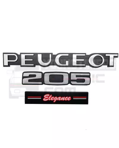 Peugeot 205 ELEGANCE monogrammen