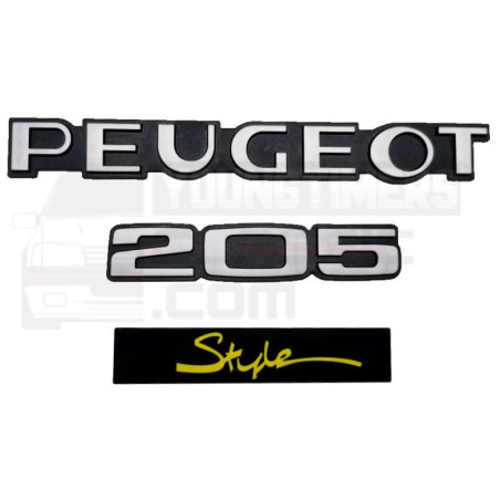 Logo stile Peugeot 205