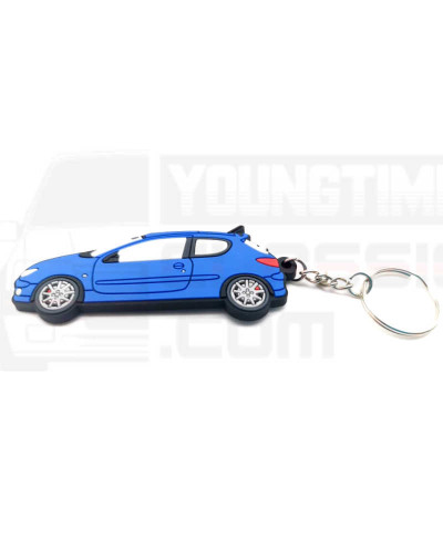 Porta-chaves Peugeot 206 16S azul