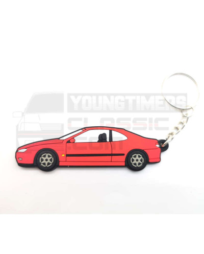 Peugeot 406 coupé keychain red
