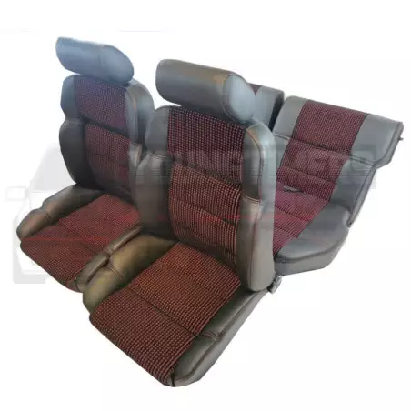 Quartet 205 CTI Komplett-Sitzbezüge, Leder grau