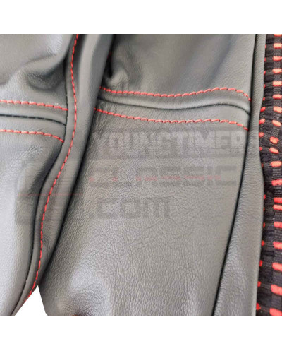 Complete set of Quartet Red seat covers for Peugeot 205 GTI