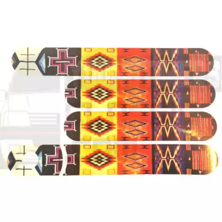 Peugeot 205 El Charro quarter panel stickers