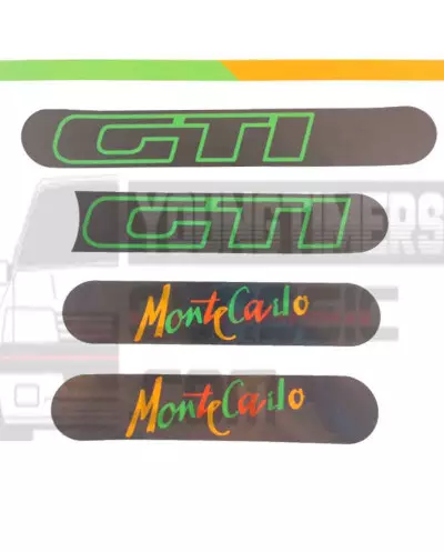 Peugeot 205 Monte Carlo Aufkleber-Dekorationsset