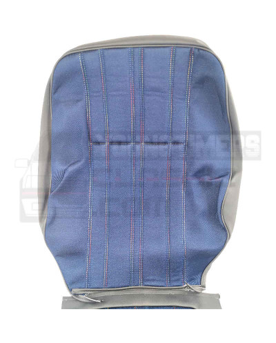 205 CJ upholstery in jeans fabric and imitation leather for front seat and rear bench