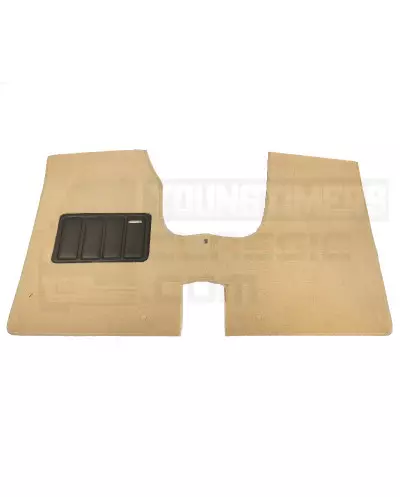 R5 Alpine beige carpet with black heel pad