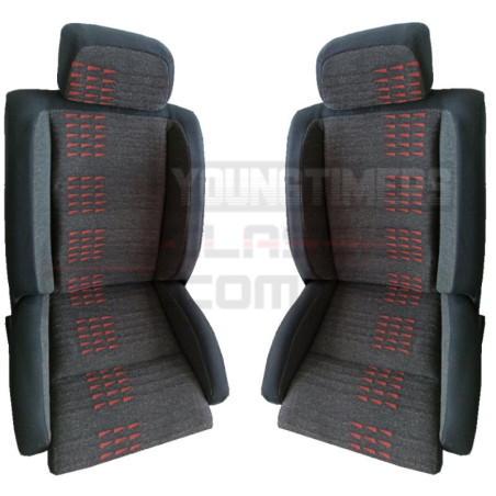 Garniture de sièges complète R5 GT Turbo phase 2 fanion rouge