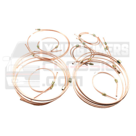 Brake line Peugeot 309 GTI 16 kit of 10 copper pipes