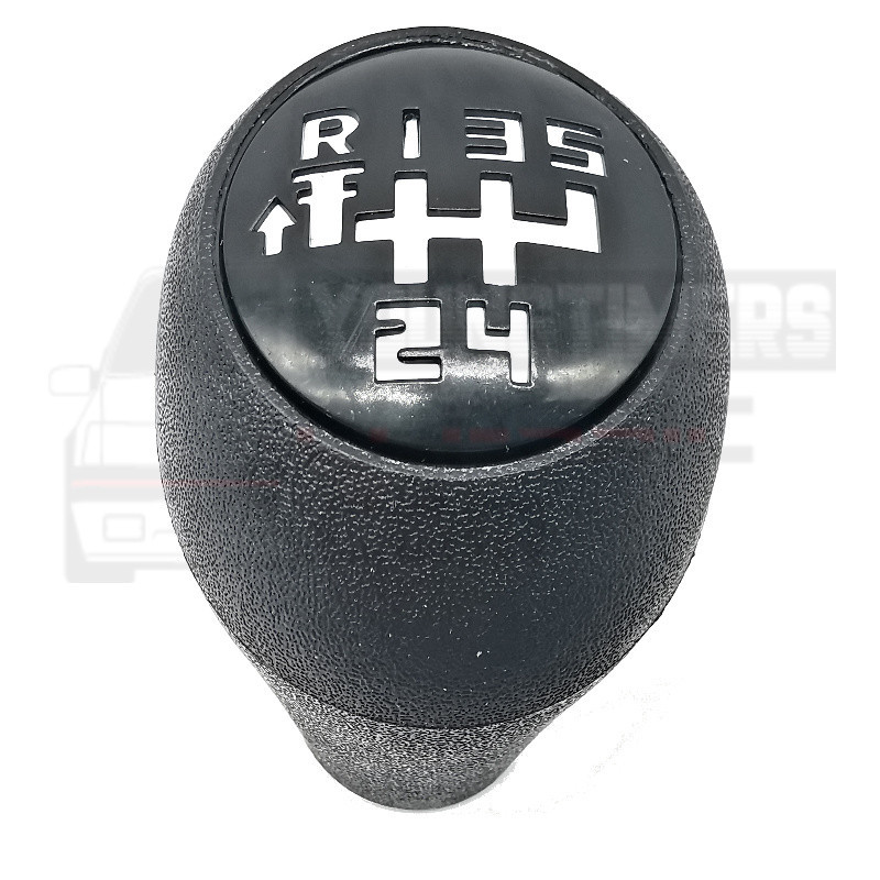 Gear knob Peugeot 205 BE1 5 speed white dot