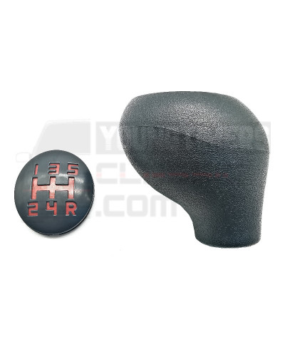 Gear knob 205 GTI BE3 Red grille