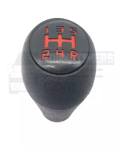 Gear knob 205 GTI be3 5 speed red grid