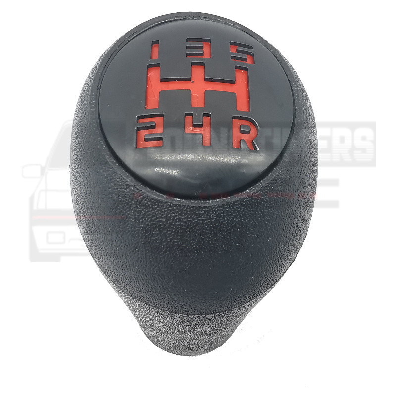 Gear knob 205 GTI be3 5 speed red grid