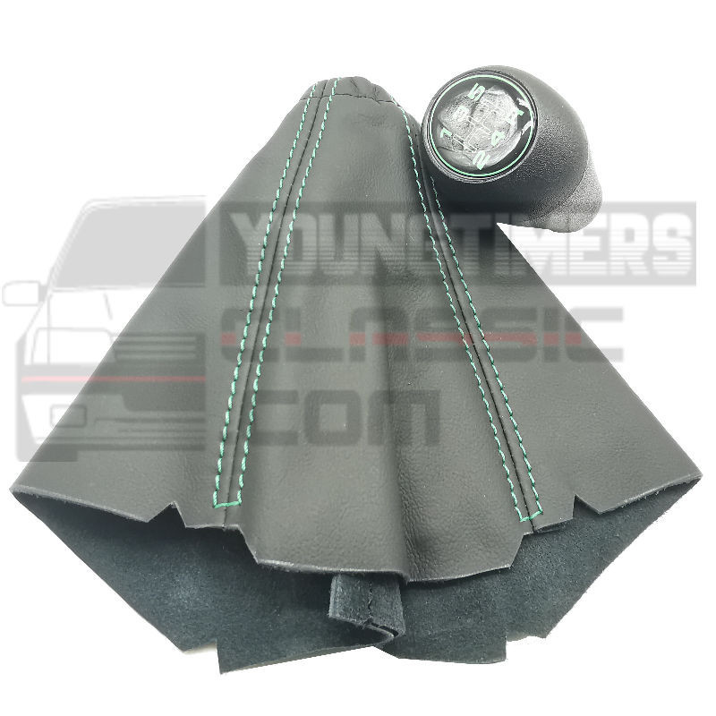Peugeot 205 GTI Griffe gear knob with black leather gaiter