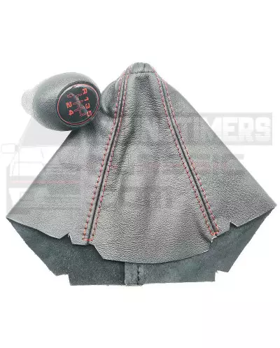 Pommeau BE1 de levier de vitesse 205 GTI avec soufflet cuir noir