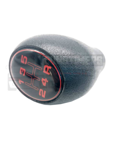 Peugeot 205 GTI BE3 gear knob with gray leather gaiter
