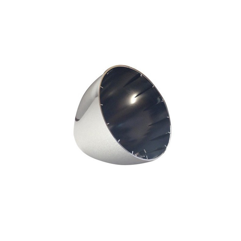 Cuvelage phare 2CV chrome avec doigt et boulon de fixation
