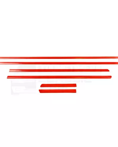 Bordo 205 GTI colore alluminio rosso