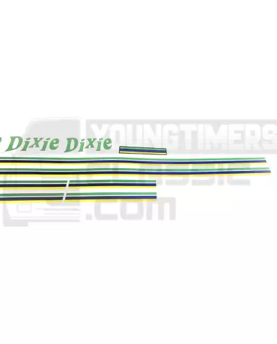 Sticker Peugeot 205 Dixie kit complete decoratie zijstrip