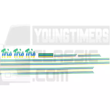 Adesivos Peugeot 205 TRIO kit completo