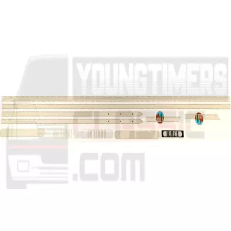 Peugeot 205 Indiana side stripe stickers