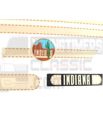 Adesivi Indiana Peugeot 205 Kit completo adesivo corpo