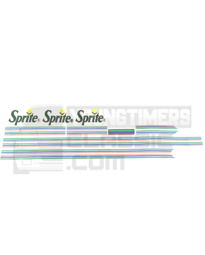 Stickers Peugeot 205 Sprite stickers zijband grille