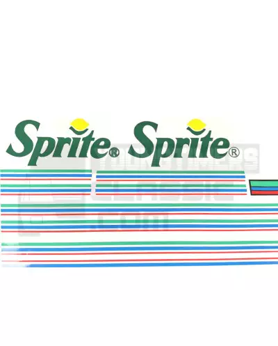 Peugeot 205 SPRITE stickers sticker sideband trunk