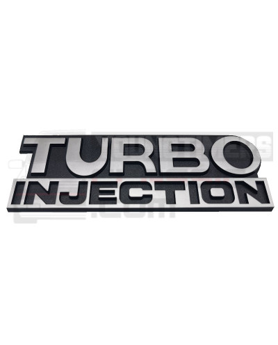 Logo Peugeot 505 Turbo Injection monogramma del bagagliaio