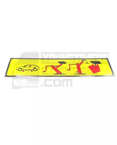 Jack sticker Peugeot 205 GTI CTI 205 RALLYE 309 GTI