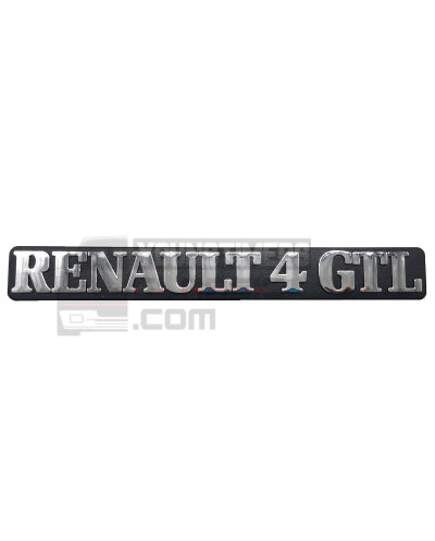 Monogramme de coffre Renault 4L GTL