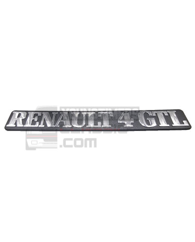 Logotipo del maletero del Renault 4L GTL