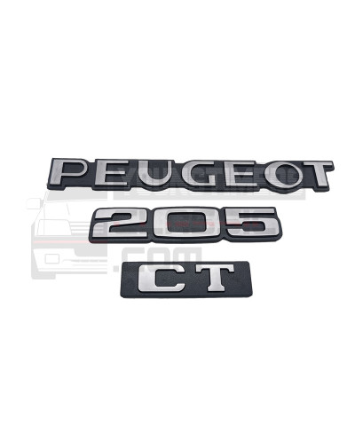 Logo de coffre Peugeot 205 CT monogramme