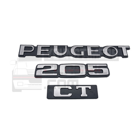 Logotipo del maletero Peugeot 205 CT