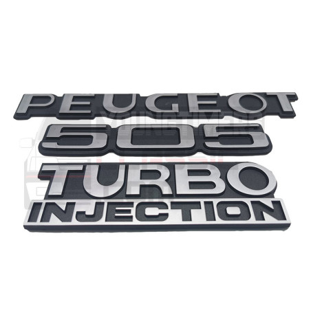 Logo de coffre Peugeot 505 Turbo Injection