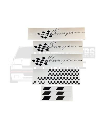 Stickers Peugeot 205 Champion complete kit