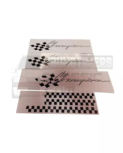 Autocollant Peugeot 205 Champion carrosserie