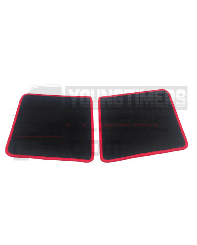Black and red floor mat 205 CTI