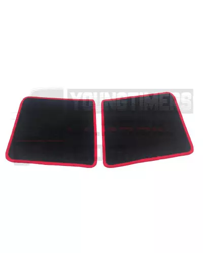 Tapis de sol noir et rouge 205 CTI