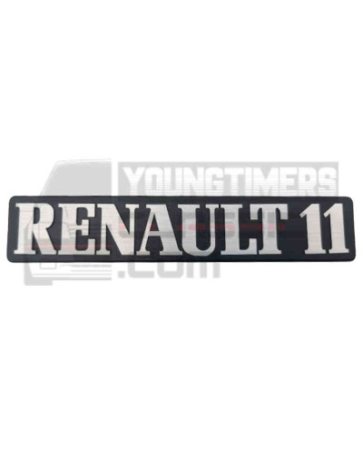 Logotipo do porta-malas Renault 11 para R11 Turbo parte carro vintage