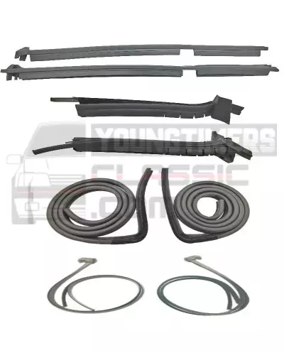 Ensemble joints de Peugeot 205 cabriolet CTI CJ CT Roland Garros lèche vitre joint porte 9310.68 - 9310.69