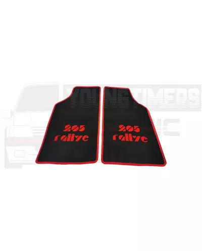 Teppich vor 205 rot-schwarze Rallye