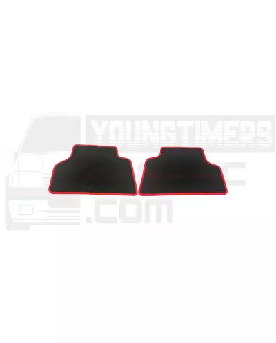 Rote und schwarze Rückenmatte 205 Rallye